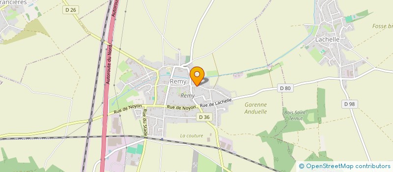 localisation de l'entreprise RGM CONSTRUCTION  REMY