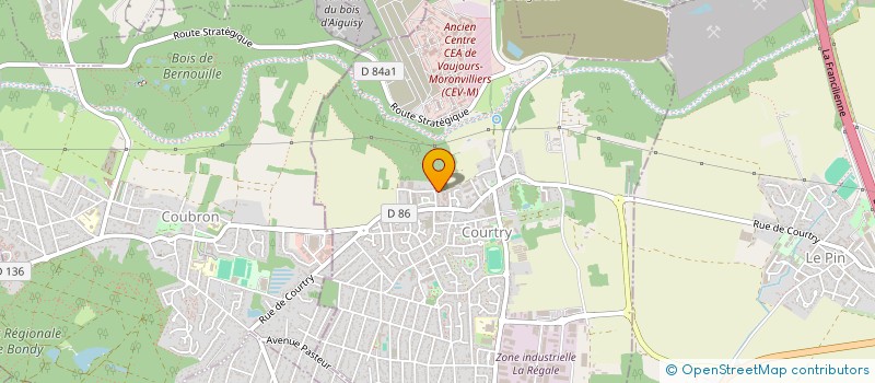 localisation de l'entreprise RGM HABITAT à COURTRY