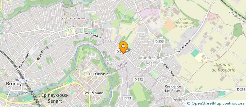 localisation de l'entreprise RGM IMMO  MANDRES-LES-ROSES