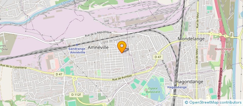 localisation de l'entreprise RGM INVEST à AMNEVILLE