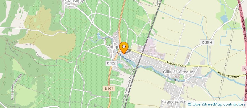 localisation de l'entreprise RGMI  GILLY-LES-CITEAUX