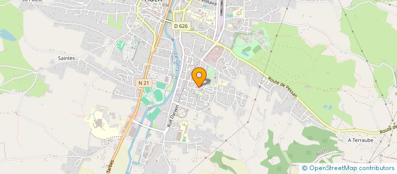localisation de l'entreprise RGMP  AUCH