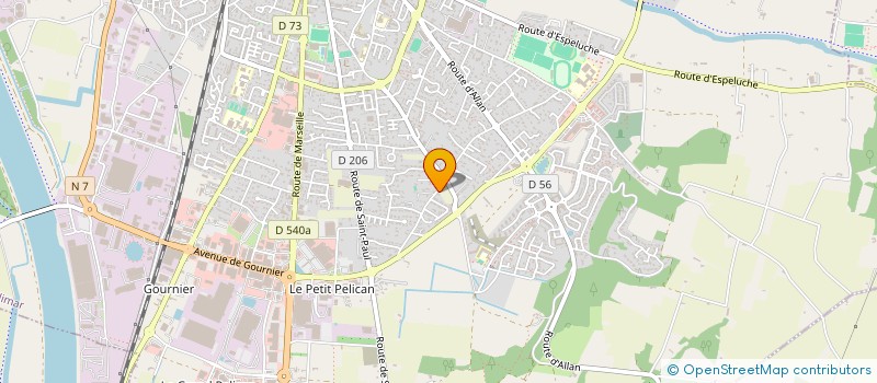 localisation de l'entreprise RGN  MONTELIMAR