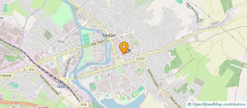 localisation de l'entreprise RGOL à SEDAN