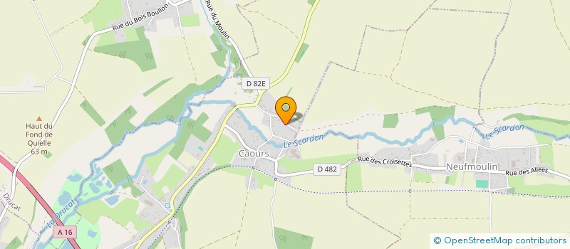 localisation de l'entreprise RGP  CAOURS