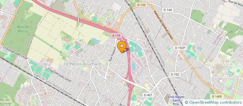 localisation de l'entreprise RGP CLIM à LE PLESSIS-BOUCHARD