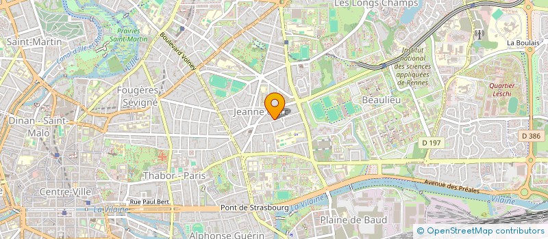 localisation de l'entreprise RGP1  RENNES