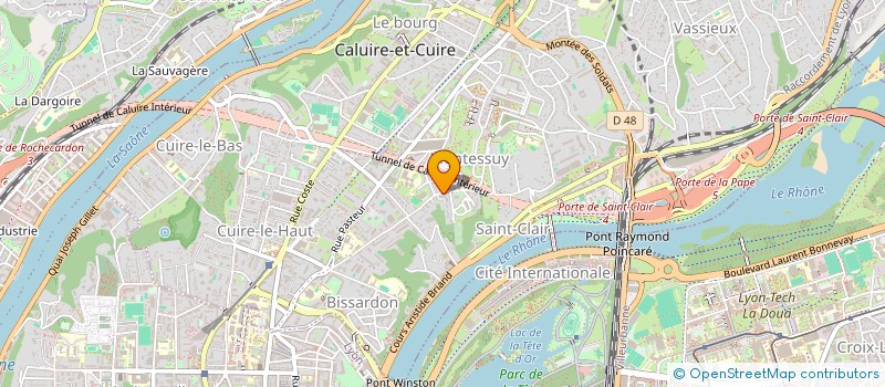 localisation de l'entreprise RGPN AGENCEMENT à CALUIRE-ET-CUIRE