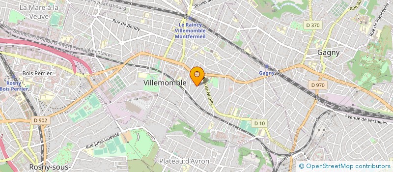 localisation de l'entreprise RGPV à VILLEMOMBLE