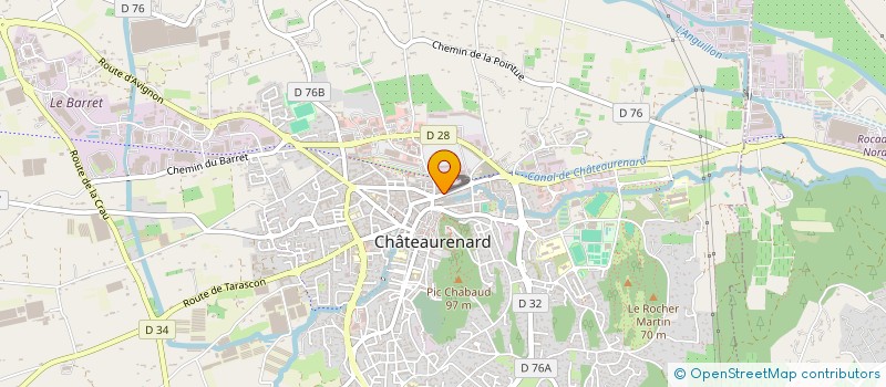 localisation de l'entreprise RGR  CHATEAURENARD
