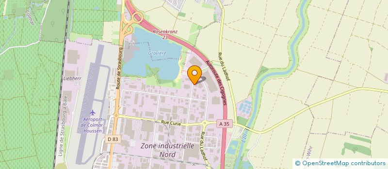 localisation de l'entreprise RGR FINANCES  COLMAR