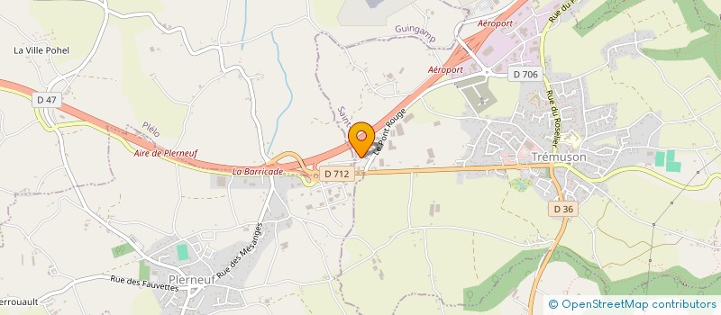 localisation de l'entreprise RGR IMMO  TREMUSON