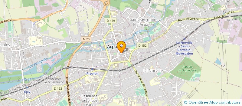 localisation de l'entreprise RGR OPTIC à ARPAJON