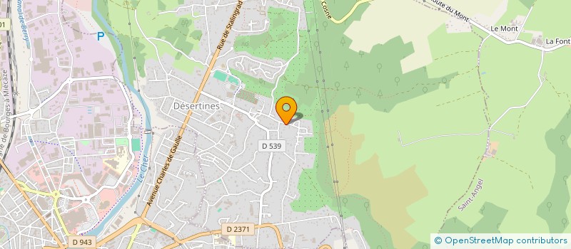 localisation de l'entreprise RGRD  DESERTINES