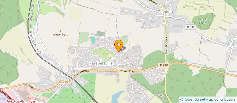 localisation de l'entreprise RGS  FAREBERSVILLER