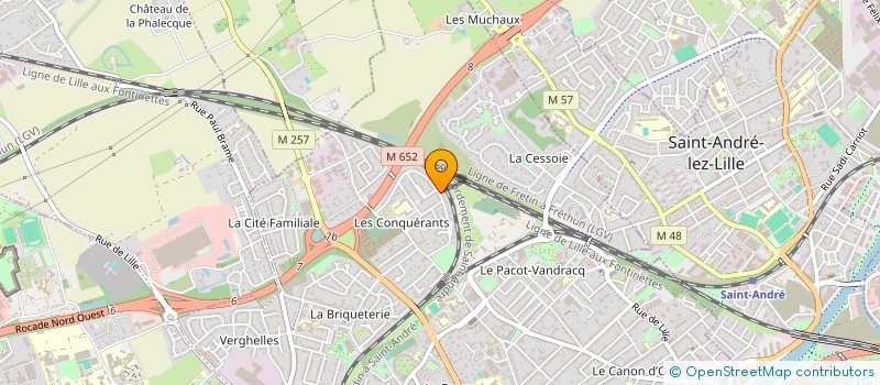 localisation de l'entreprise RGS à LAMBERSART