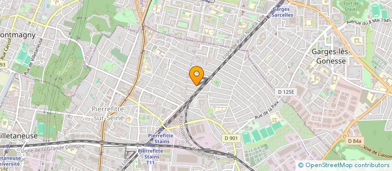 localisation de l'entreprise RGS  STAINS