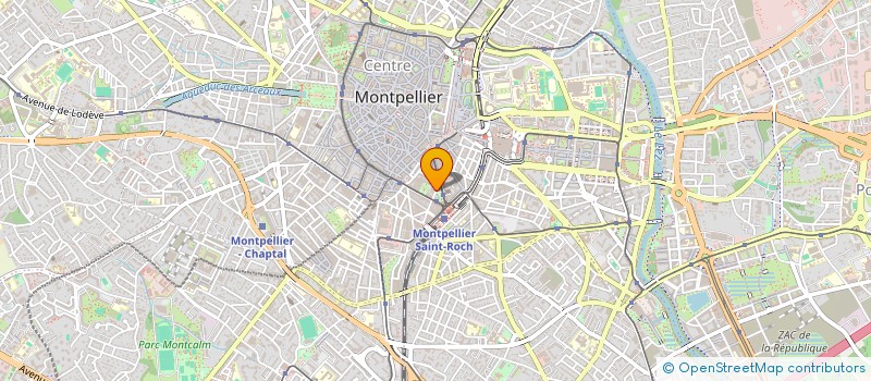 localisation de l'entreprise RGS à MONTPELLIER