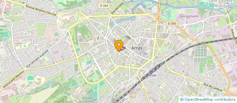 localisation de l'entreprise RGSBC à ARRAS