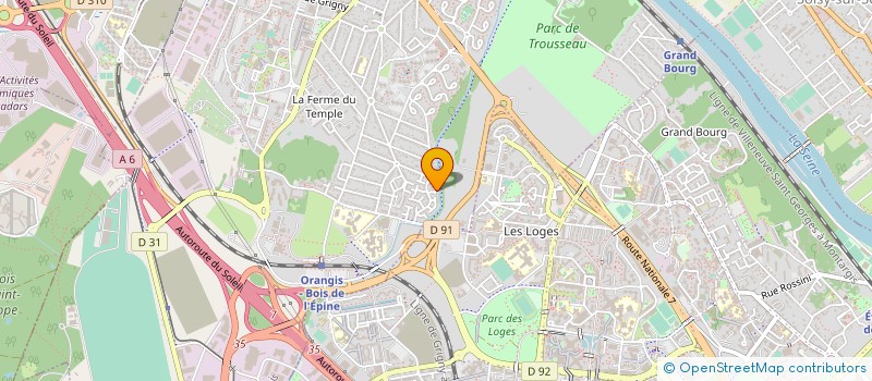 localisation de l'entreprise RGSERVICES INTERNATIONAL à RIS-ORANGIS