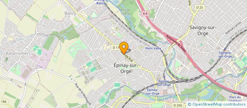 localisation de l'entreprise RGSI  EPINAY-SUR-ORGE