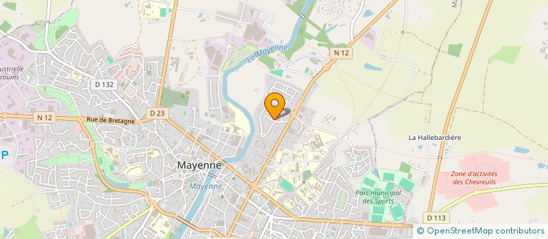 localisation de l'entreprise RGT IMMOBILIER  MAYENNE