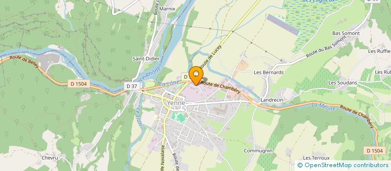 localisation de l'entreprise RGTI  YENNE