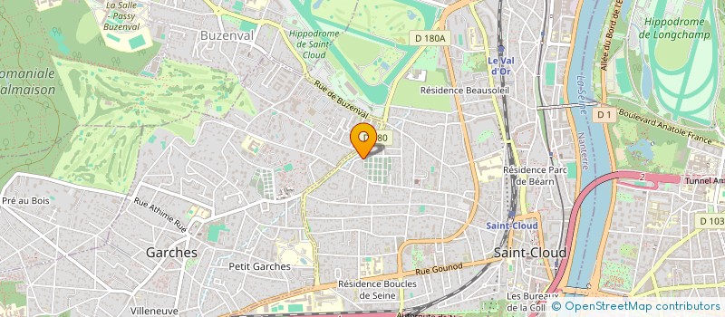 localisation de l'entreprise RGVC à SAINT-CLOUD