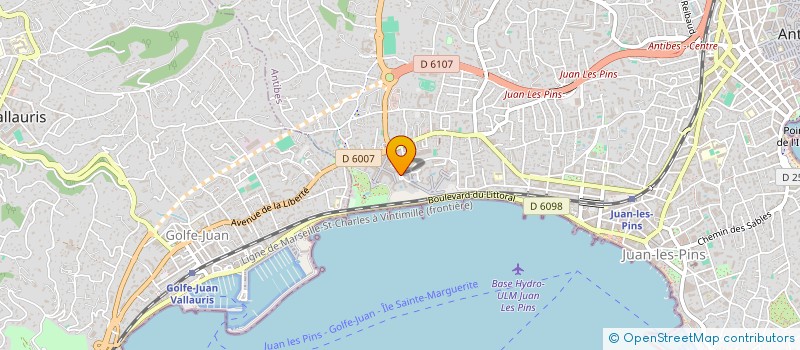 localisation de l'entreprise RH 06 à ANTIBES