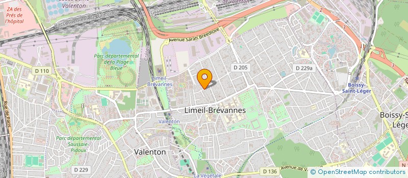 localisation de l'entreprise RH 126 à LIMEIL BREVANNES