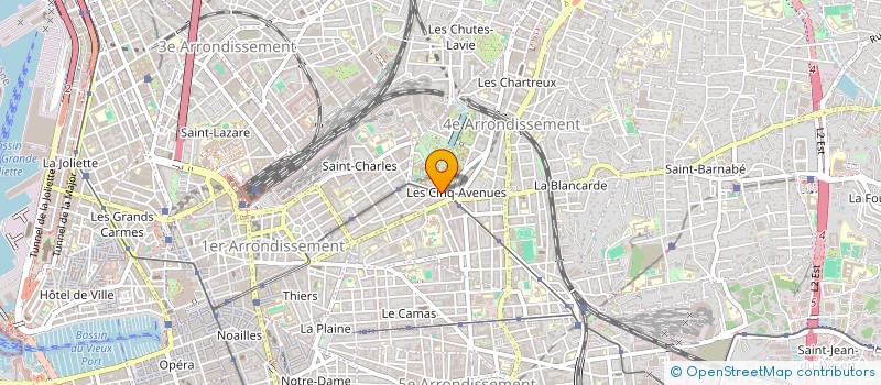 localisation de l'entreprise RH 22  MARSEILLE
