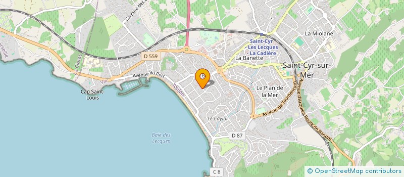 localisation de l'entreprise RH à SAINT-CYR-SUR-MER