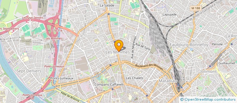 localisation de l'entreprise RH ASSUR'CONSEIL  TOULOUSE