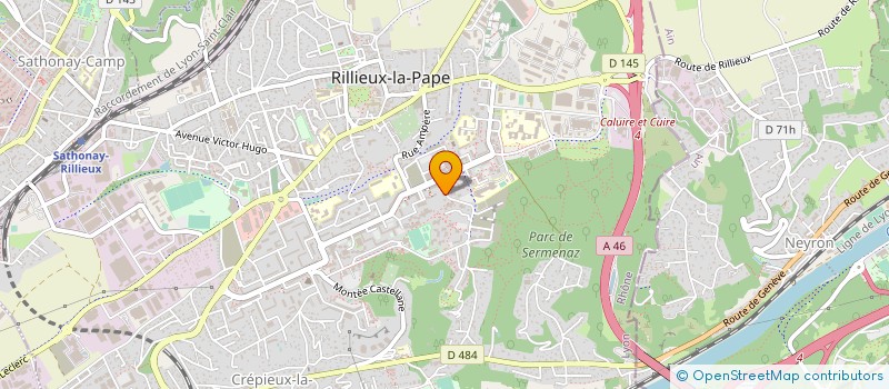 localisation de l'entreprise RH AUTO PASSION à RILLIEUX-LA-PAPE