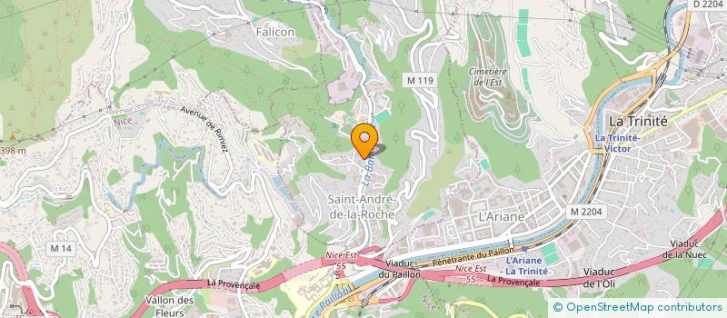 localisation de l'entreprise RH BATIMENT  SAINT-ANDRE-DE-LA-ROCHE