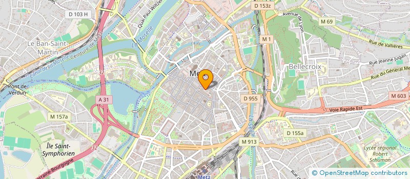 localisation de l'entreprise RH BIKES  METZ