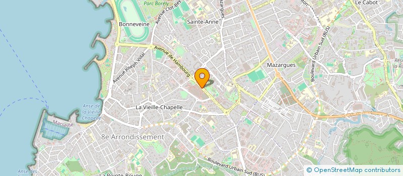 localisation de l'entreprise RH BONNEVEINE à MARSEILLE
