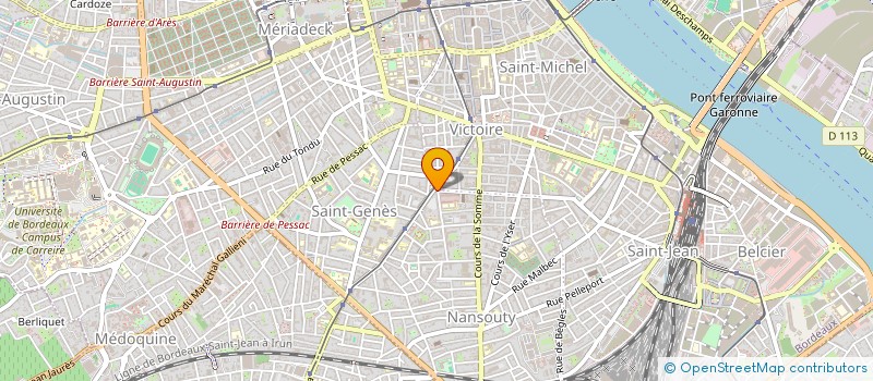 localisation de l'entreprise RH COIFFURE  BORDEAUX