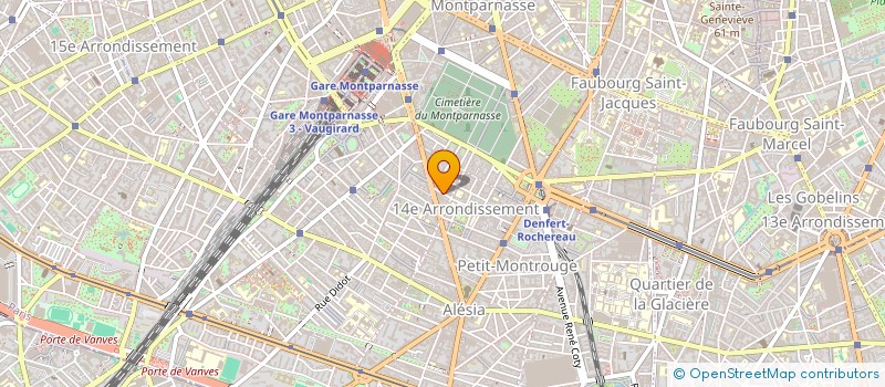 localisation de l'entreprise RH COMPORTEMENT STRUCTURE COGNITION  PARIS