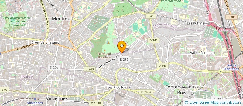 localisation de l'entreprise RH CONFORT à FONTENAY-SOUS-BOIS