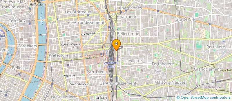 localisation de l'entreprise RH CONSTRUCTIONS  LYON