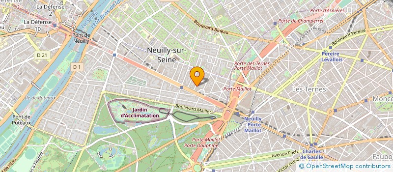 localisation de l'entreprise RH CONSULTANTS à NEUILLY-SUR-SEINE