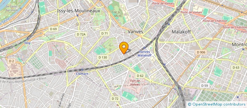 localisation de l'entreprise RH CONSULTANTS à VANVES