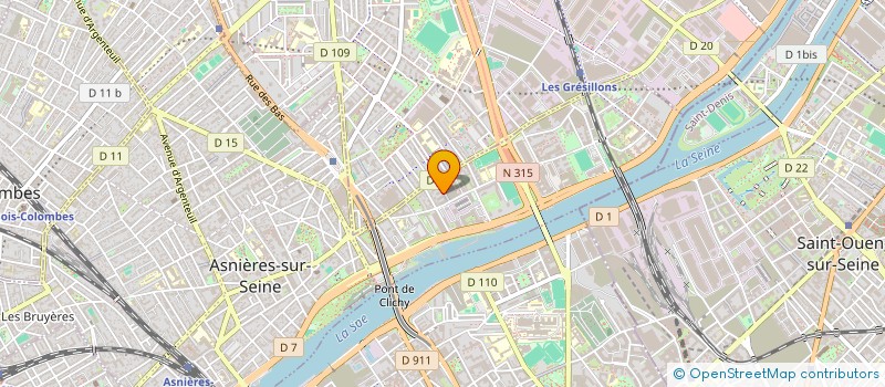 localisation de l'entreprise RH CORPORATION  ASNIERES-SUR-SEINE