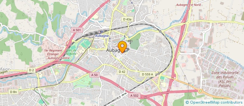 localisation de l'entreprise RH DRIVER à AUBAGNE