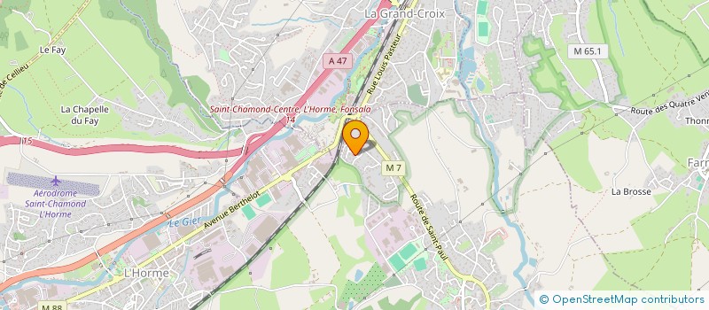 localisation de l'entreprise RH ECHAFAUDAGES à SAINT-PAUL-EN-JAREZ