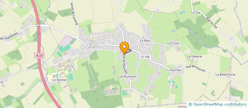 localisation de l'entreprise RH EN JEU  TEMPLEUVE EN PEVELE