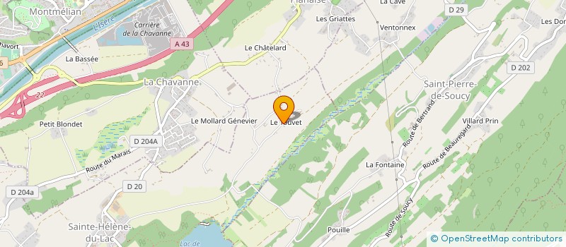 localisation de l'entreprise RH ET PERFORMANCE à SAINTE-HELENE-DU-LAC