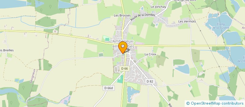 localisation de l'entreprise RH EXPERTISE CONSEIL FORMATION  AMBERIEUX-EN-DOMBES