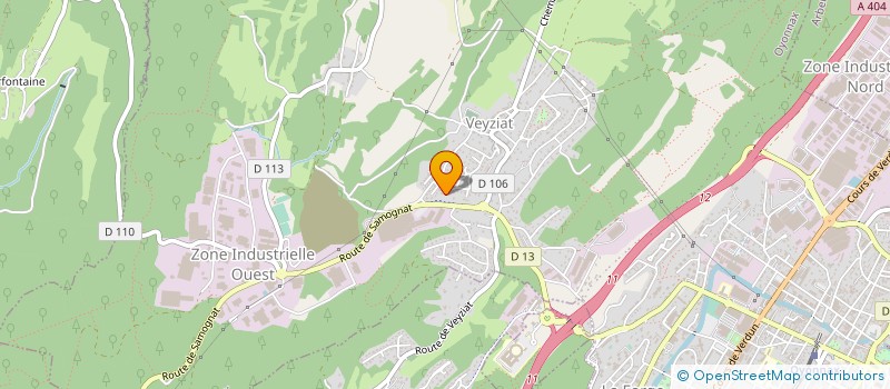 localisation de l'entreprise RH FORMATIONS à OYONNAX